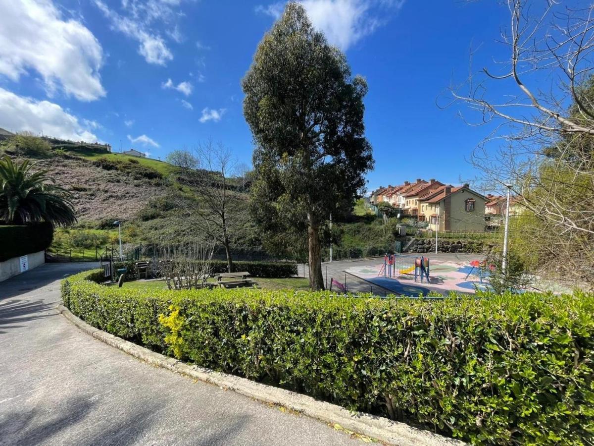 Piscina Comunitaria Y Parking En Mogro Appartement Buitenkant foto